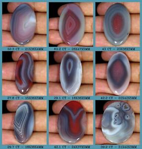 Natural African Botswana Agate Loose Gemstone Oval Cabochon