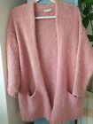 American Vintage Pink Chunky Long Cardigan X-small/ Small