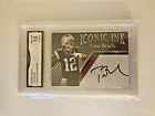 Iconic Ink Tom Brady FAX Auto SP New England Patriots NFL QB Card GMA MT 10
