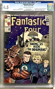 FANTASTIC FOUR #45 CGC 4.5  1ST APPEARANCE OF THE INHUMANS