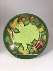 Laurie Gates Dinner Plate Peas in a Pod Green Vegetables Peas 11 7/8”