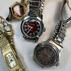 Lot Of 4 Mechanical Watches Seiko & Caravelle Running