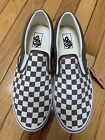 Vans 10.5 Classic Slip On Checker Color Theory Brown Shoes Men New VN0A7Q5D1NU
