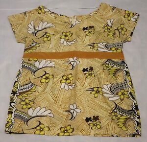 Samoan short sleeve floral summer dress size 24