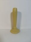 Vintage Art Deco style McCoy “Silhouette” Yellow Pottery Column 8” Vase 1960s