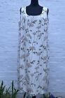 Immaculate AKRIS 100% Silk Flower Classic Shift Dress 46FR/18UK