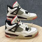 Nike Shoes Mens 8.5 Jordan 4 Retro Flight Nostalgia Sneakers White 308497-116