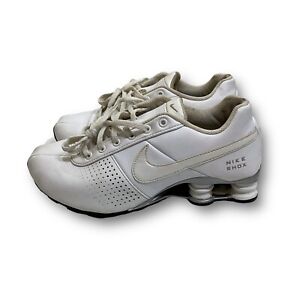 Nike Shox Deliver PNT GS Shoes US 6Y White Low Top Athletic Running 615981-100