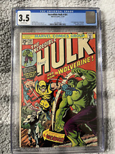 New ListingIncredible Hulk #181 CGC 3.5 1974 1st app. Wolverine