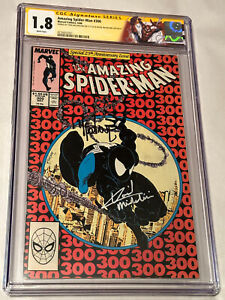 Amazing Spider-Man #300 CGC Graded Signed Todd McFarlane & David Michelinie