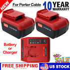 1/2 Pack 18 Volt 6.0Ah Lithium Battery for Porter Cable 18V PC18BLX PC18BL Tool