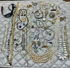 Lot of Mixed Costume Jewelry Earrings Necklace Bracelet 1.9lbs