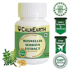 CalmEarth Boswellia Serrata Extract Capsule Shallaki 75% Boswellic Acid Hot sale