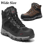 Men Wide Size Safety Steel Toe Shoes Work Boots Industrial Anti-Slip Work Boots