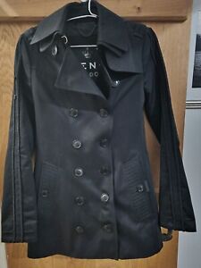 Trench London Womens Black Trench Coat Size Small BNWOT RRP £650