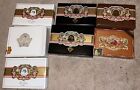 Lot of 7 Vintage Cigar Boxes WOOD empty My Father's Cigars