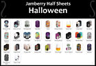 Jamberry HALLOWEEN & DAY OF THE DEAD Nail Wraps ~ Half Sheet, FREE SHIPPING