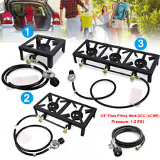 Portable 1/2/3 Stove Burner Cast Iron Propane LPG Gas Camping Cooker Cooker BBQ