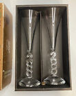 New Listing1998 Genuine Lead Crystal Champagne Glasses Cristal d'Arques 24% Millennium 2000