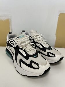 Nike Air Max 200 White Black Turquoise Women (AT6175-105 Size 10.5) Dusty Cactus
