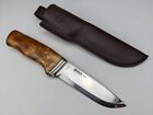 Helle Alden Knife - Stainless Steel Fixed Blade - Leather Sheath - Norway Made