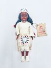 vintage THE CHEROKEES native american Doll Sleepy Eyes 7” W Tag