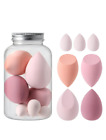 7 Pcs Cosmetic Egg Makeup Sponge Set Blender Multi-colored Beauty Foundation USA