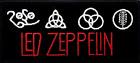 Led Zeppelin Zoso Symbols Rock Music Embroidered Iron On Patch Applique