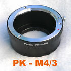 Pentax PK Lens to Micro 4/3 m4/3 Adapter for BlackMagic Design MFT Mount Camera
