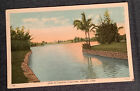 Lake At Country Club Park Havana Cuba Vintage Postcard Unused