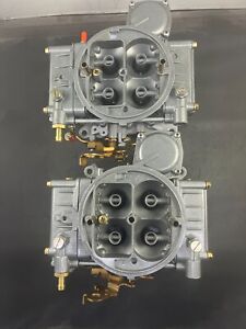 Holley 8007/390cfm matched pair tunnel ram carbs.