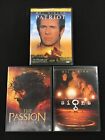 Mel Gibson 3 DVD Lot: The Patriot / Passion Of The Christ / Signs  FREE SHIPPING