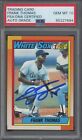 FRANK THOMAS AUTO PSA 10 1990 Topps RC Rookie Hard Signed On Card #414 🔥🔥