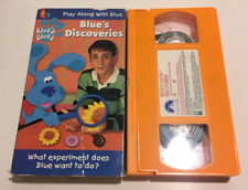 Blues Clues - Blues Discoveries (VHS, 1999) Nick Jr. (Sleeve Scuffs / See Pics)