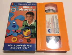 Blues Clues - Blues Discoveries (VHS, 1999) Nick Jr. (Sleeve Scuffs / See Pics)