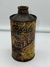 New Listing1930s J-Spout Cone Top Henry F Ortlieb lager Beer Phila Pa 12 Oz Steel