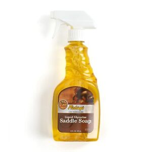 Fiebing's Liquid Glycerin Saddle Soap, Leather Cleaner Preserver 16 oz Pump