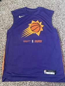 Nike Dry Phoenix Suns HWC Edition Pre Game Shooting Basketball Shirt Sz.L Tall