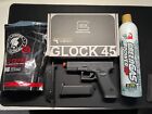 Glock 45 Gen 5 GBB Airsoft Blow Black Gas Gun - Included BBs, Speedloader, Gas