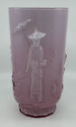 Vintage Fenton Pink Cased Glass Mandarine Hu Vase - Signed Thomas K. Fenton