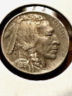 Rare AU details 1919-D Buffalo nickel ... with a full strike ( item #3J15A )
