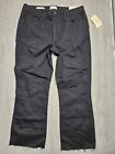 Universal Thread Women's High-Rise Bootcut Cropped Jeans Size 14 Black