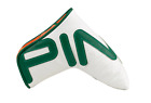 New Ping Heritage White/Masters Green Leather Blade Headcover
