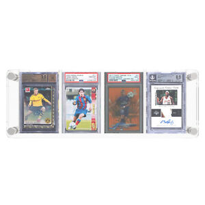 4 Slot Display Case Frame for PSA / CGC Graded Sports & Trading Card Slabs