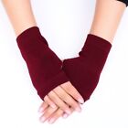 1 Pair Women Cashmere Fingerless Warm Winter Gloves Hand Wrist Warmer Mittens FH