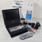 Philips PET 724 7” Portable DVD Player Remote Charger Battery Pack & Cords