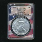 2018 AMERICAN SILVER EAGLE DOLLAR $1 ~ PCGS MS70 FIRST STRIKE ~ FREE S/H