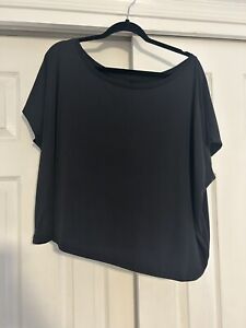 Express Womens Relaxed Tee Shirt XL Preowned Charcoal