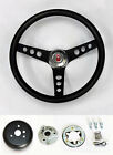 1969-1993 Oldsmobile 442 Cutlass 88 98 13 1/4 classic black steering wheel (For: More than one vehicle)