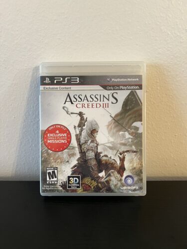 Assassin's Creed III (Sony PlayStation 3, 2012) PS3